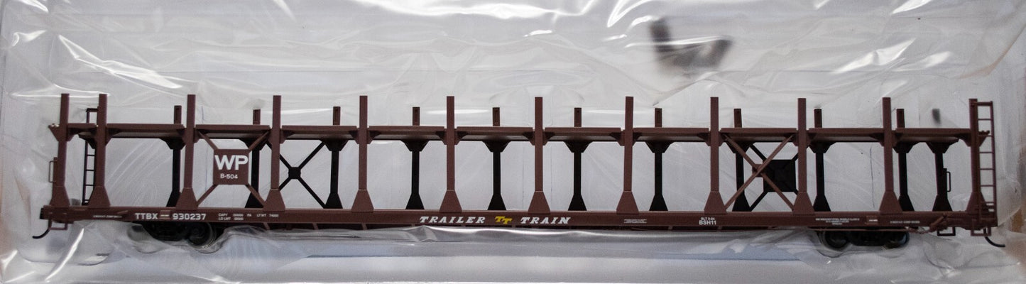 Walthers HO #910-8047 89' Flatcar w/Bi-Level Open Auto Rack - Ready to Run -- We
