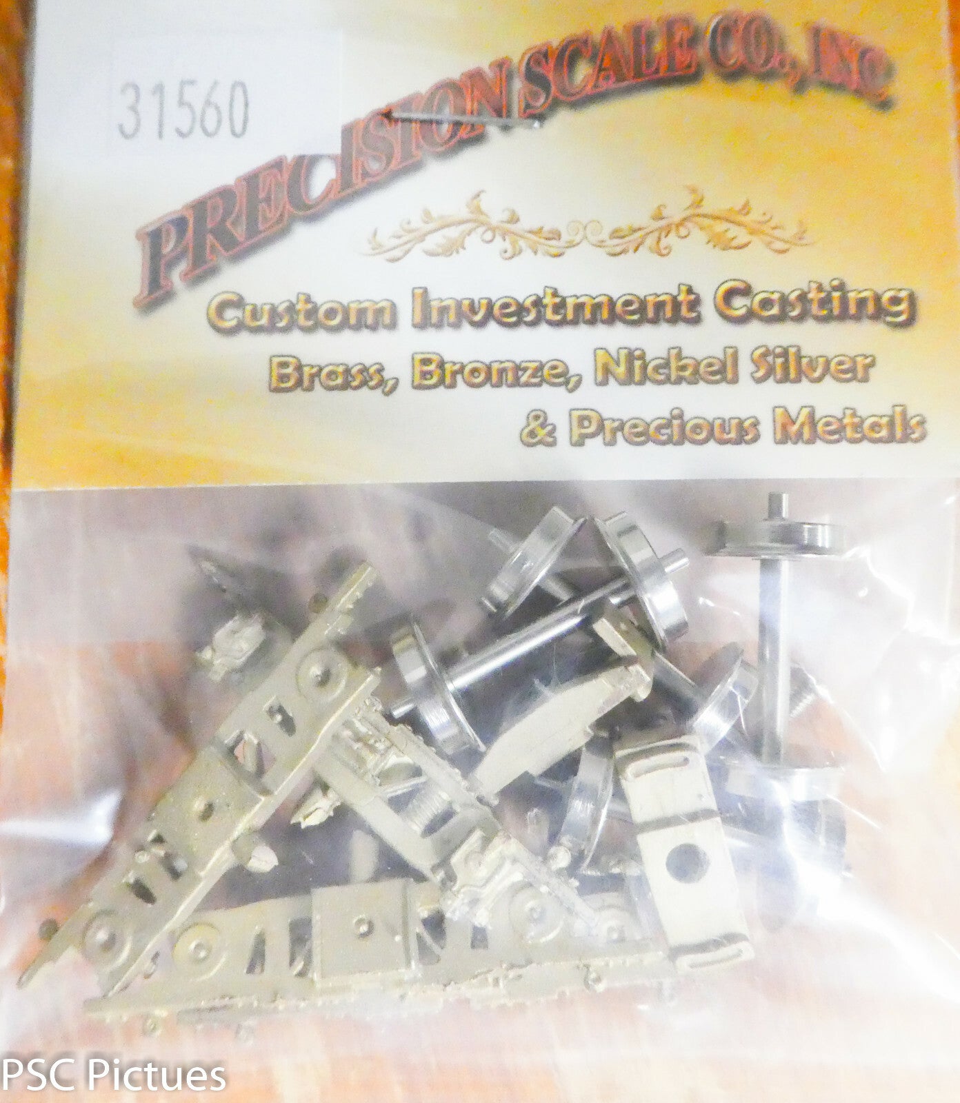 Precision Scale HO #31560 Trucks, Traction, w/36" Wheels, 7'-0" WB, Baldwin84-30