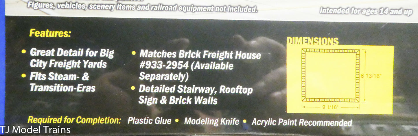 Walthers HO #933-2953 Brick Freight Office (Great Detail) HO Scale / 1:87th