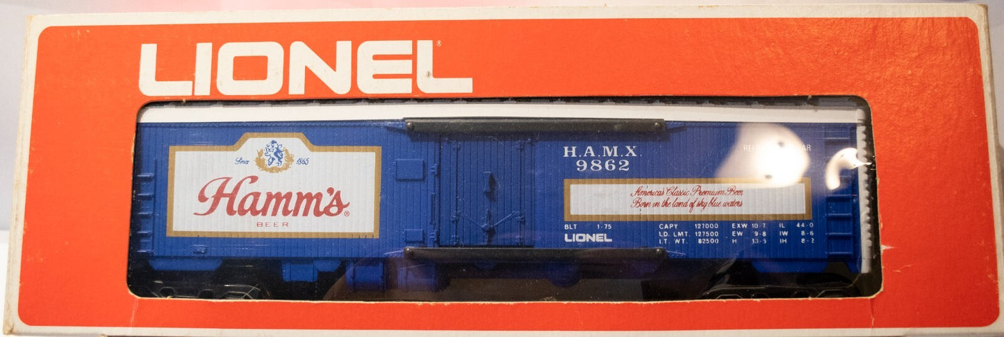 Lionel O Scale  #6-9862 Hamm's Billboard Reefer