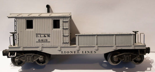 Lionel (#6 No Box) O Scale 6419 POSTWAR Wrecking Car