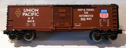 Lionel O Scale  #6-9419 Union Pacific Boxcar