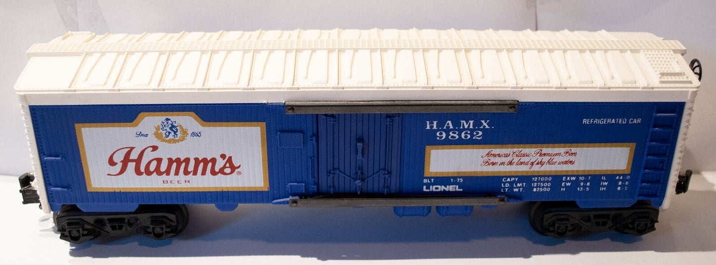 Lionel O Scale  #6-9862 Hamm's Billboard Reefer