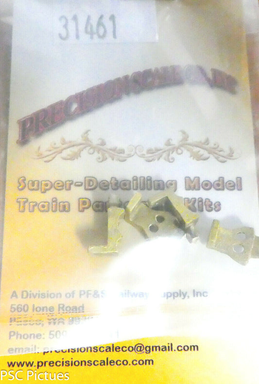 Precision Scale HO #31461 Tender Steps (Brass Castings) 4 in pkg