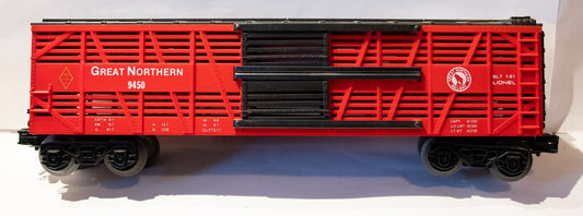 Lionel O Scale (Used) #6-9450 Famous American Railroad Great Northern Cattle Car