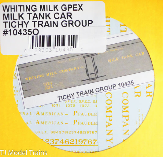 Tichy Train Group O #10435O Whiting Milk GPEX Milk Tank Car (Decal)