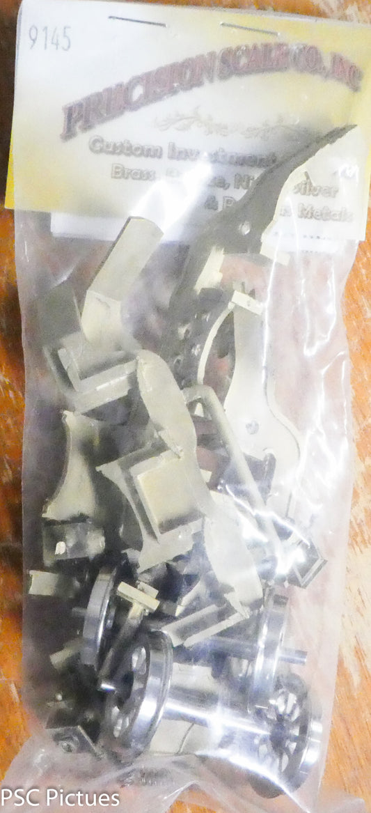 Precision Scale O #9145 Trucks, NW Class A Trailing Truck with 40" Wheels