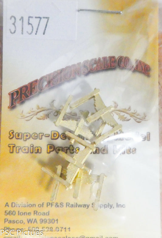 Precision Scale HO #31577 Springs, Leaf, for Locomotive (Brass Castings 4)