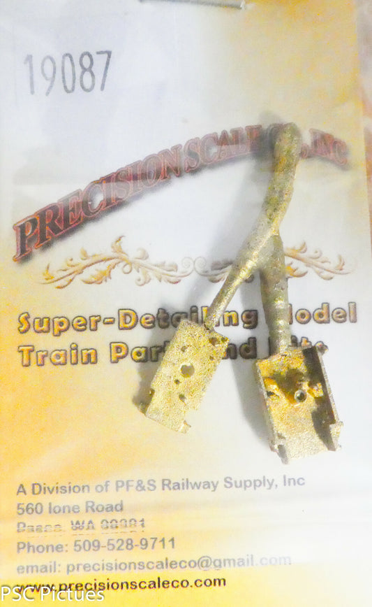 Precision Scale S #19087 Coupler Pocket, D&RGW (Fits Kadee Coupler) (Brass)