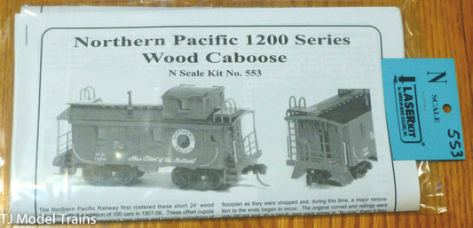 American Model Builders N #553 Northern Pacific 1200 Series Wood Caboose Kit