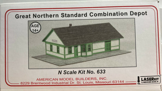 American Model Builders N #633 Great Northern Standard Combination Depot