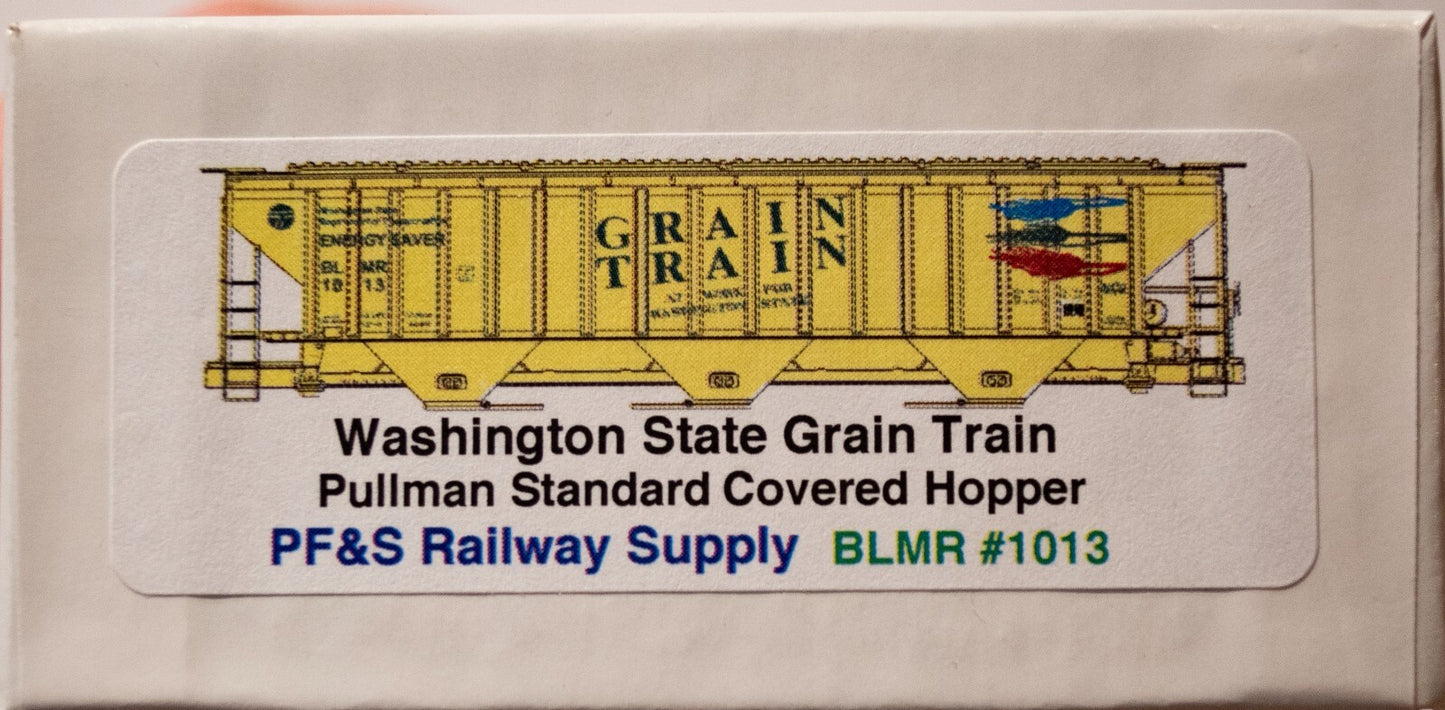 Accurail HO #1013 WA State Grain Train Pullman Standard Cov. Hopper