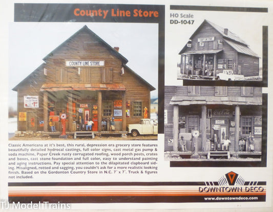 Downtown Deco HO #1047 County Line Store (Building kit)