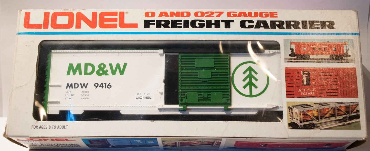 Lionel O Scale  #6-9416 Minnesota Dakota & Western Boxcar