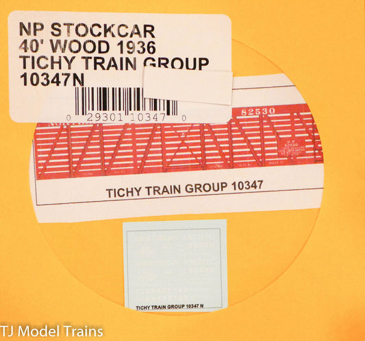 Tichy Train Group Decal #10347N NP Stockcar 40' Wood 1936 (Decal)