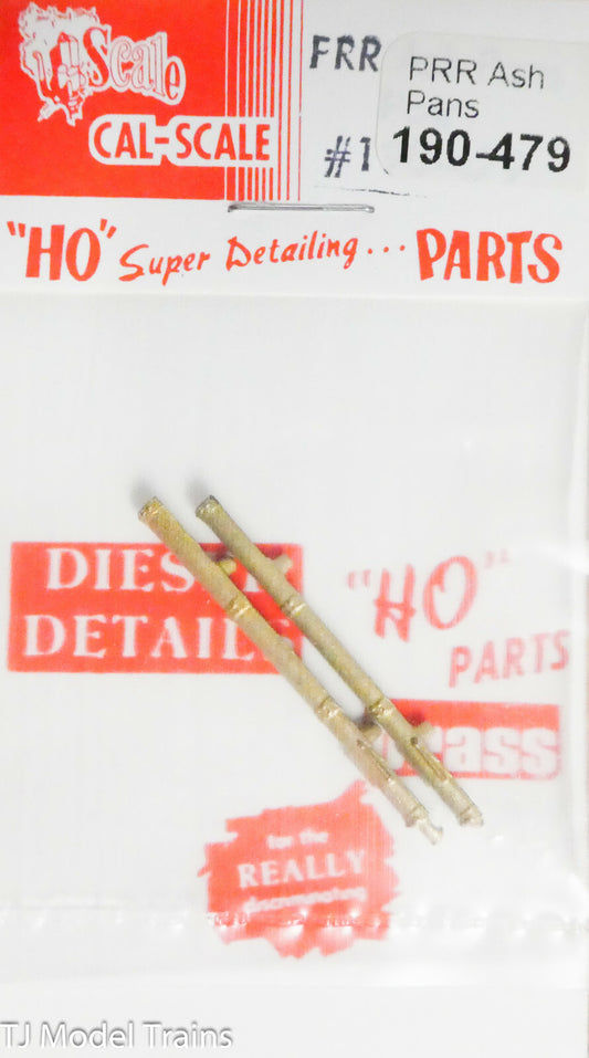 Cal-Scale HO #479 PRR Ash Pans (1 Pair) (Brass Castings)