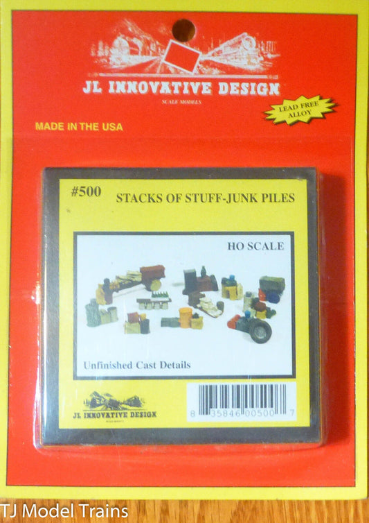 JL Innovative Design #500 Stacks of Stuff & Junk Piles  (HO Scale)