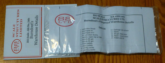 SS Ltd. HO #7261 Burndout's Warhouse Details