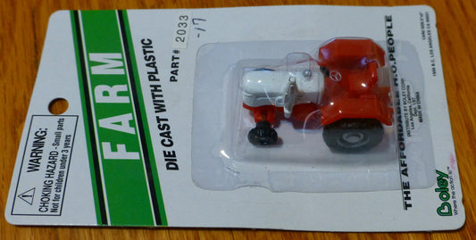 Boley HO #185-203317 Farm Machinery - Tractor -- red/white
