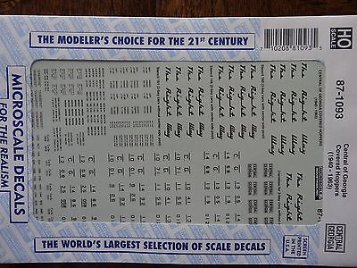 Microscale Decal HO  #87-1093 C&G Hopper - Covered 1940-63
