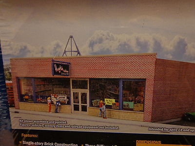 Walthers Cornerstone HO #3475 Hobby Shop -  Kit Form - 7-1/8 x 5-3/8 x 3-1/2"
