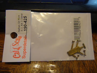 Cal-Scale HO #425 Nathan K-3 Air Horn Kit (3 Chime) Brass Kit