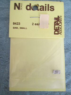 Detail Associates N Scale #8423 Small Sinks (2)