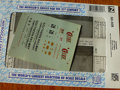 Microscale Decal N  #60-308 Assorted 40' Trailers: Chessie System, Chief, New Yo