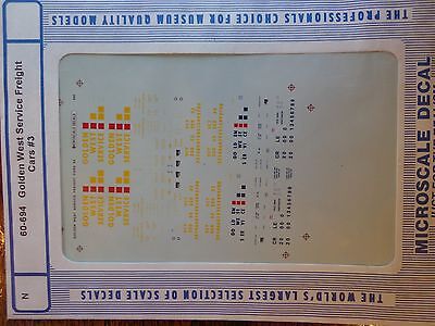 Microscale Decal N  #60-694 GWS Freight-Refrigerator Cars