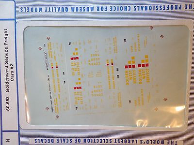 Microscale Decal N  #60-693 GWS Freight Cars