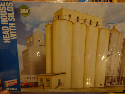 Walthers Cornerstone HO #2942 Head House w/Silos (kit)