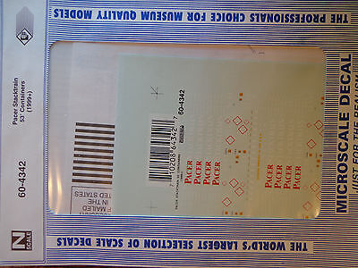 Microscale Decal N  #60-4342 Pacer Stacktrain Container - 53' Dates:1999+