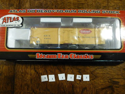 Atlas HO #6111-2 36' Wood Reefer Dubuque Packing