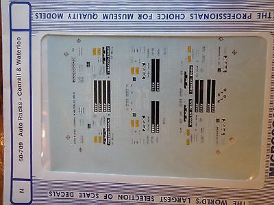 Microscale Decal N  #60-709 CR Freight-Autorack - Enclosed - 89