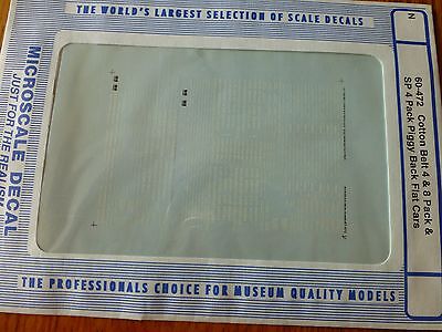 Microscale Decal N  #60-472 SP Freight-Spine Car - 4-Platform