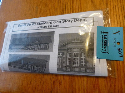 American Model Builders N #607 Standard One Story Depot (kit Form)
