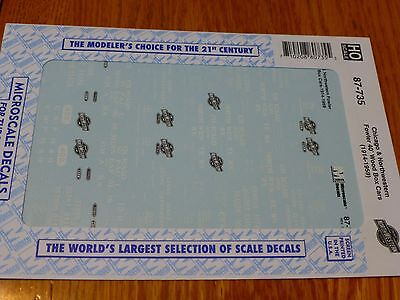 Microscale Decal #87-735 C&NW Freight-Box Car - Wood - 40'