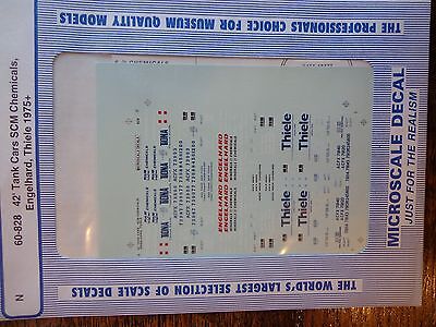 Microscale Decal N  #60-828 42' Tank Cars - SCM Chemicals, Engelhard, Thiele (19