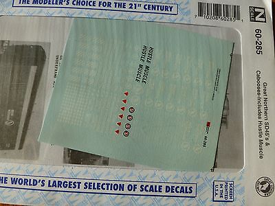 Microscale Decal N  #60-285  GN -- SD45 Diesels & Cabooses