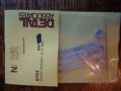 Detail Assoc. N Scale #8704 Auto Trailer Flat Bed