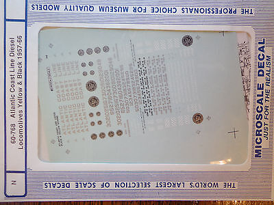 Microscale Decal N  #60-768 ACL Diesels - Yellow & Black Scheme