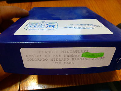 Classic Miniatures HO #39001D Col. Mid. Gaggage House / Ute Park Kit form
