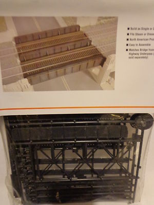 Walthers Cornerstone HO #2948 Through Plate-Girder Bridge -- Kit -