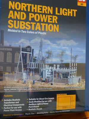 Walthers Cornerstone HO #933-3025 NL&P Substation Kit  (Substation Only)
