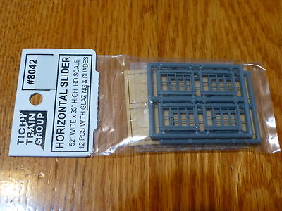 Tichy Train Group HO #8042 Horizontal Slider 52" x 33" High (12 pcs) w/Glazing