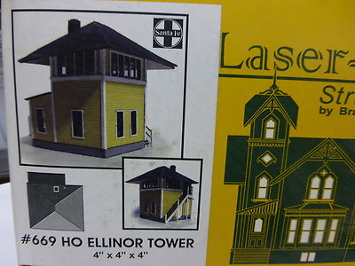 Branchline N #669 Ellinor Tower 4" x 4" x 4" Laser-Art Kit form