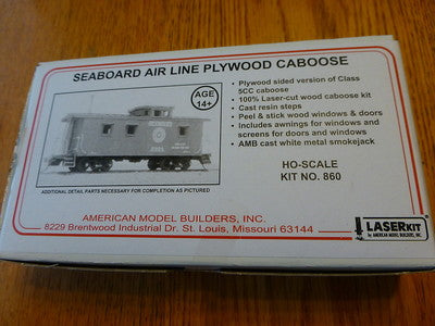 American Model Builders HO #860 Cab /Seaboard Air Line/NO Trucks
