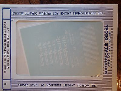 Microscale Decal N  #60-620 Southern Pacific - EMD/M-K GP40M-2 Diesels, Speed Le