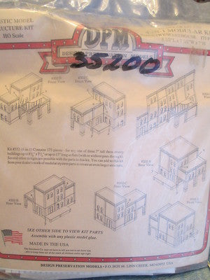 DPM HO #243-35200 Modular Building System(TM) -- Four-in-One #1 - Kit
