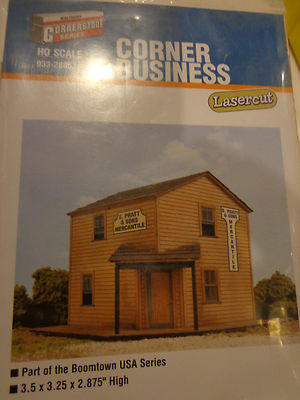 Walthers Cornerstone HO #2885 Corner Business/Lasercut